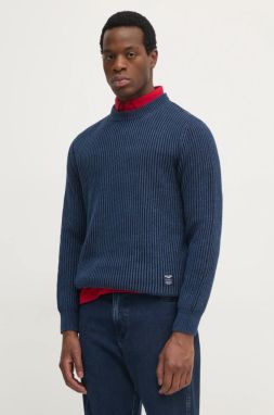 Sveter Pepe Jeans LAWSON CREW NECK pánsky, tmavomodrá farba, PM702496