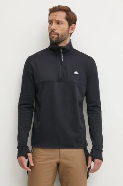 Športová mikina Quiksilver Steep Point čierna farba, jednofarebná, EQYFT04567