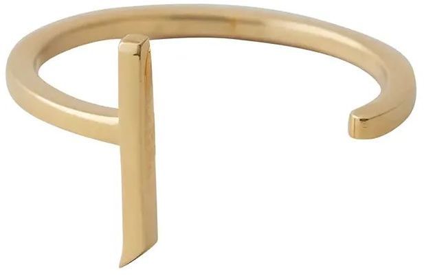 Strieborný pozlátený prsteň Design Letters 90601000J