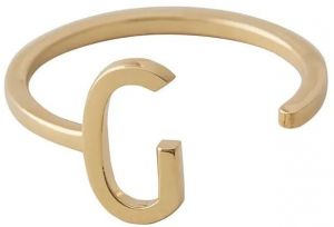 Strieborný pozlátený prsteň Design Letters 90601000G