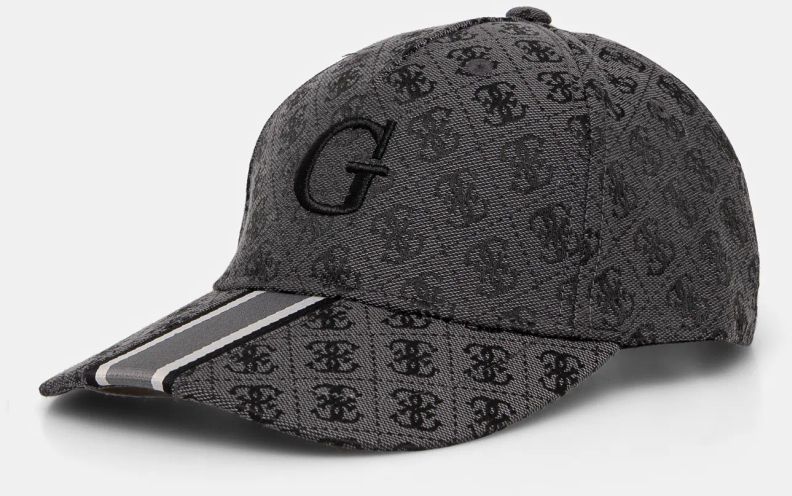 Šiltovka Guess LONDON šedá farba, vzorovaná, AM9497 POL01