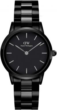 Hodinky Daniel Wellington dámske, čierna farba