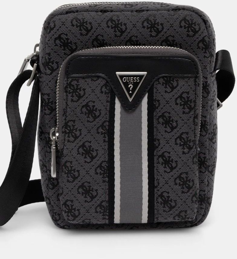 Malá taška Guess MILANO čierna farba, HMMIST P5163