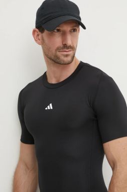 Tréningové tričko adidas Performance Techfit čierna farba, jednofarebné, JE6698