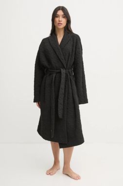Župan Calvin Klein Underwear čierna farba, 000QS7316E