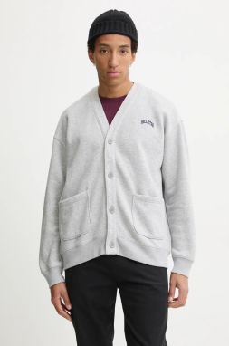 Mikina Hollister Co. pánska, šedá farba, melanžová, KI322-4156