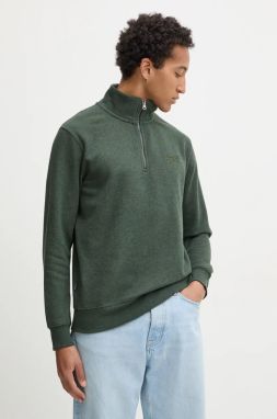 Mikina Superdry pánska, zelená farba, jednofarebná, M2013750A-B6V