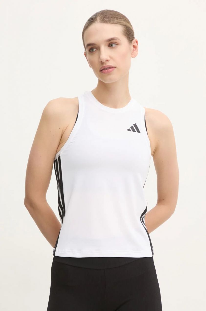 Tréningový top adidas Performance Train Essentials biela farba, JE8694