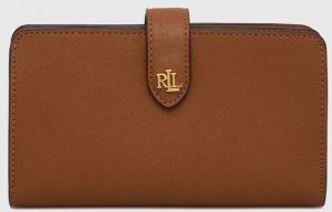 Peňaženka Lauren Ralph Lauren dámska, hnedá farba, 432916514