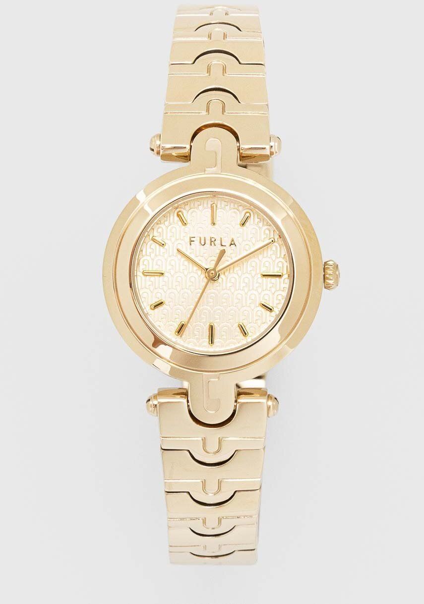 Hodinky Furla dámske, zlatá farba