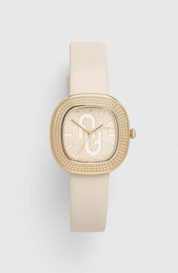 Hodinky Furla dámske, béžová farba