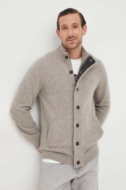 Vlnený kardigán Barbour