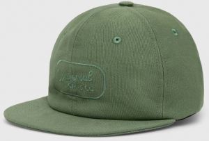 Bavlnená šiltovka Universal Works Baseball Hat zelená farba, s nášivkou, 30811.BIRCH