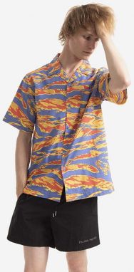 Bavlnená košeľa Maharishi x Warhol Tigerskins Shirt 8172 UNION pánska, voľný strih