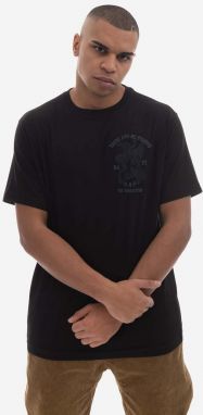 Bavlnené tričko Maharishi U.A.P. Embroidered T-shirt Organic Cotton Jerse 4093 BLACK 4093.BLACK-BLACK, čierna farba, jednofarebný