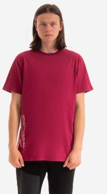 Bavlnené tričko Maharishi 9752.PLUM-PLUM, fialová farba, s potlačou