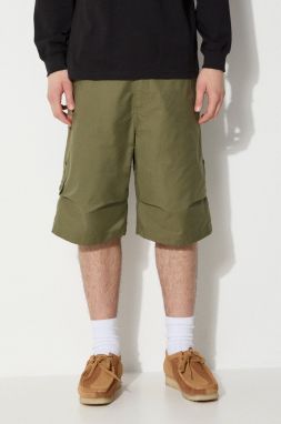 Šortky Maharishi Original Dragon Loose Snoshorts pánske, zelená farba, 5070.OLIVE