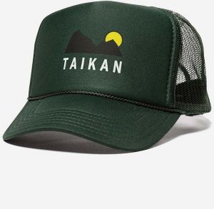 Šiltovka Taikan Trucker Cap TA0004.FGN-FGN, zelená farba, s potlačou