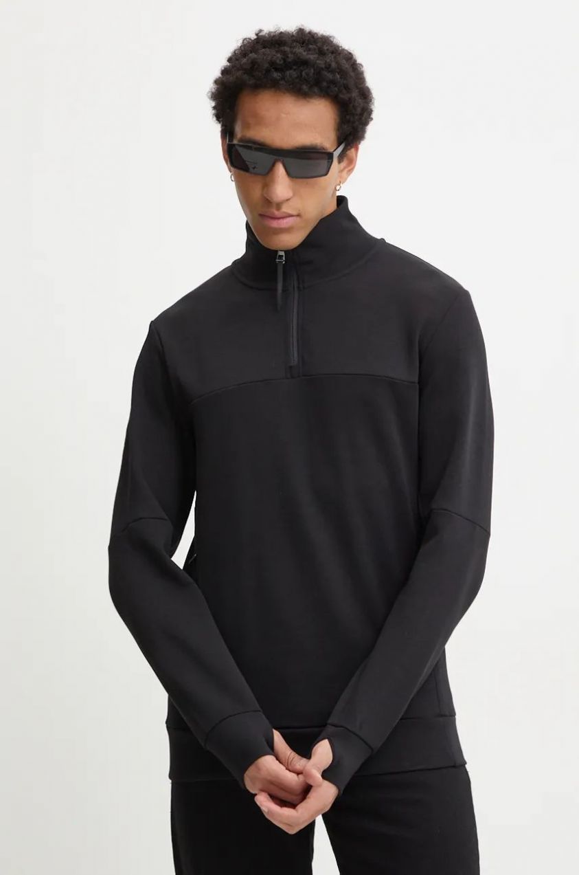 Mikina Superdry pánska, čierna farba, jednofarebná, M2013961A-02A