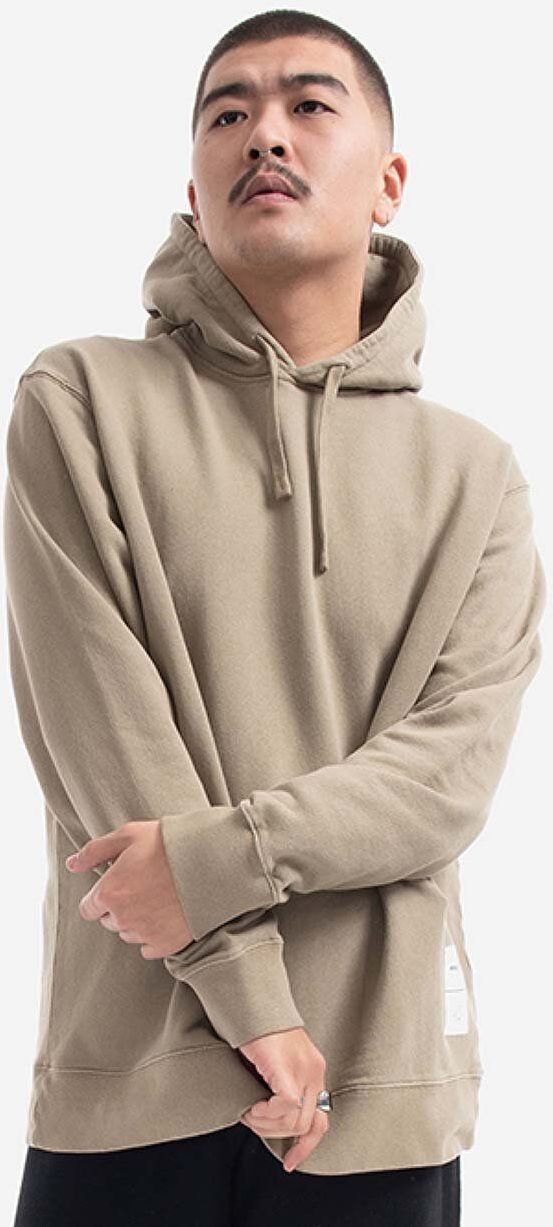 Bavlnená mikina Norse Projects Fraser Tab Series Sweat Fraser N20-1282 0966 pánska, bordová farba, s kapucňou, jednofarebná