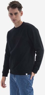Bavlnená mikina Norse Projects Vagn Classic Crew N20.1275.9999-9999, pánska, čierna farba, jednofarebná