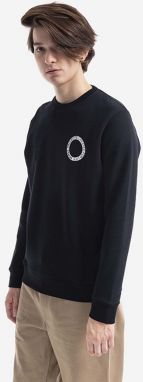 Bavlnená mikina Norse Projects Vagn BMC Logo Print N20-1284 9999 pánska, čierna farba, s potlačou