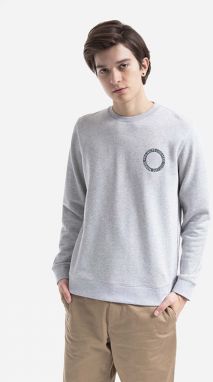 Bavlnená mikina Norse Projects Vagn BMC logo print N20-1284 1026 pánska, šedá farba, s potlačou
