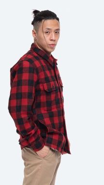 Vlnená košeľa Norse Projects Kyle N40.0530.5040-5040, čierna farba, regular, s klasickým golierom