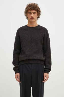 Vlnený sveter Norse Projects Birnir Brushed Lambswool pánsky, N45.0520.9901