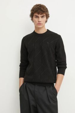 Sveter G-Star Raw pánsky, čierna farba, tenký, D25108-C259