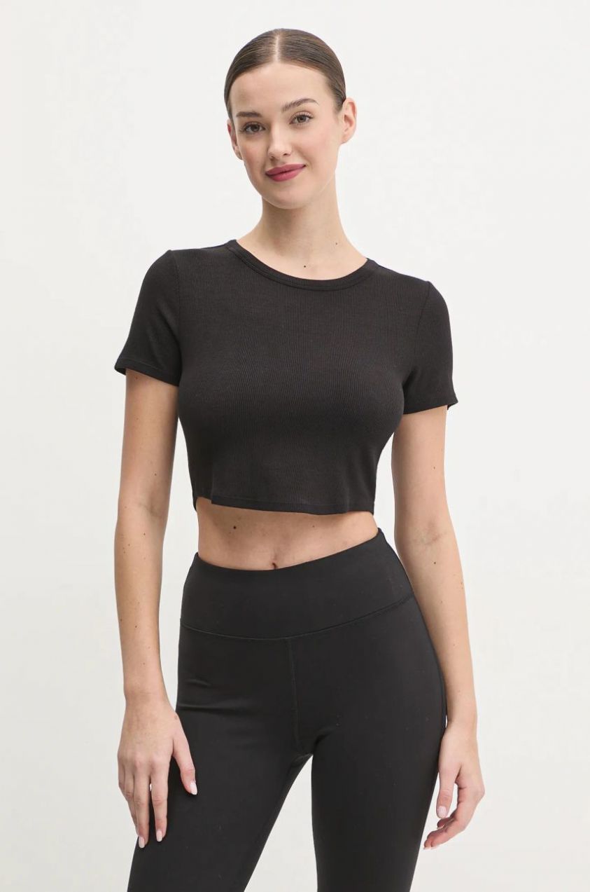 Tričko Dkny dámske, čierna farba, DP5T9982