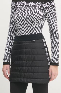 Športová sukňa Newland Heidi čierna farba, mini, rovný strih, N46558.108