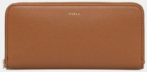 Kožená peňaženka Furla dámska, hnedá farba, WP00450 BX2045 RY000