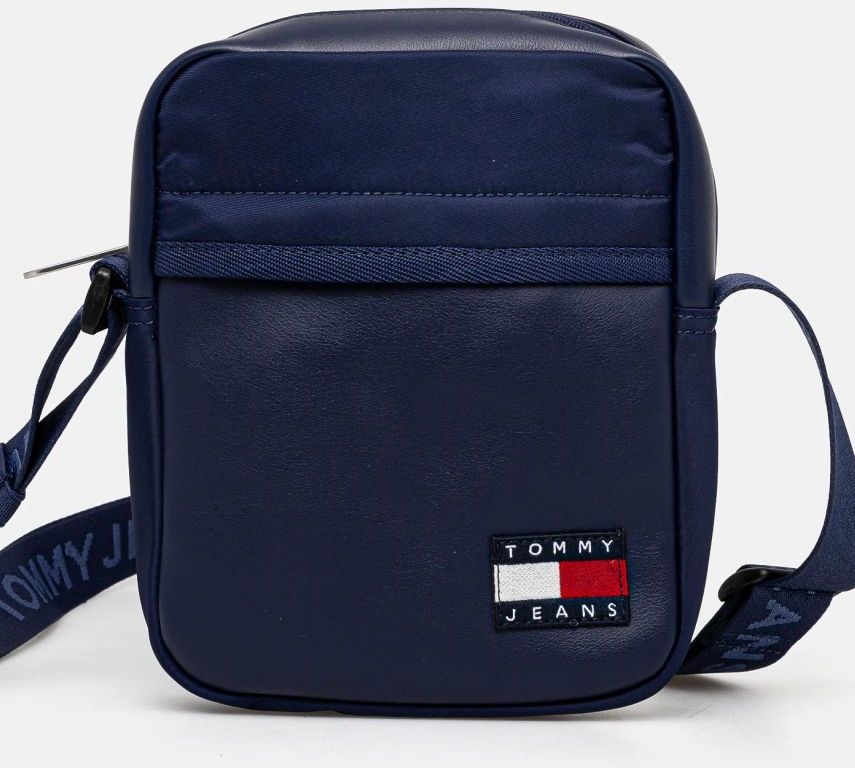 Malá taška Tommy Jeans tmavomodrá farba, AM0AM13316