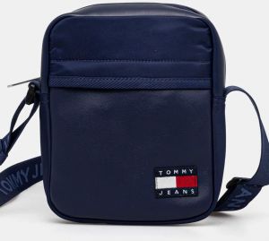 Malá taška Tommy Jeans tmavomodrá farba, AM0AM13316