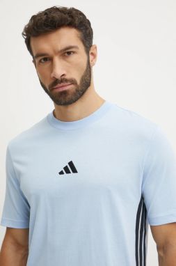 Bavlnené tričko adidas Essentials pánske, vzorované, JE6397