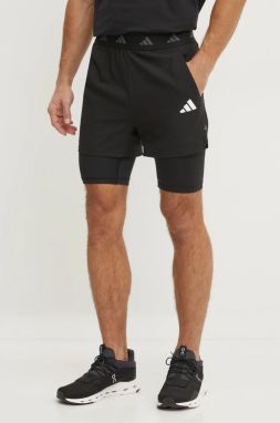 Tréningové šortky adidas Performance Gym+ čierna farba, JE5665
