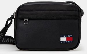 Malá taška Tommy Jeans čierna farba, AM0AM13321