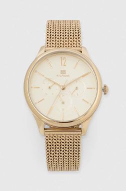 Hodinky Tommy Hilfiger dámske, zlatá farba