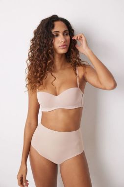Tvarujúce nohavičky women'secret SHAPE MICRO BONDING béžová farba, 5182797