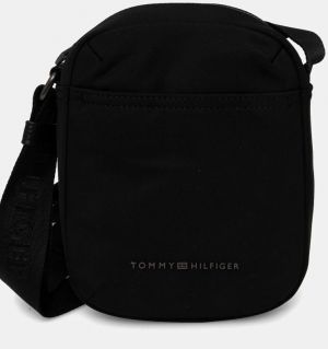 Malá taška Tommy Hilfiger čierna farba, AM0AM13111