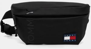 Ľadvinka Tommy Jeans čierna farba, AM0AM12918