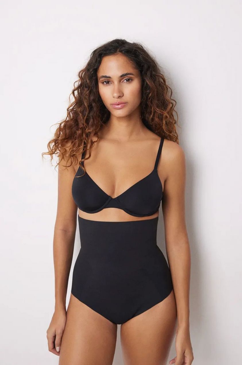 Tvarujúce nohavičky women'secret SHAPE MICRO BONDING čierna farba, 5182801