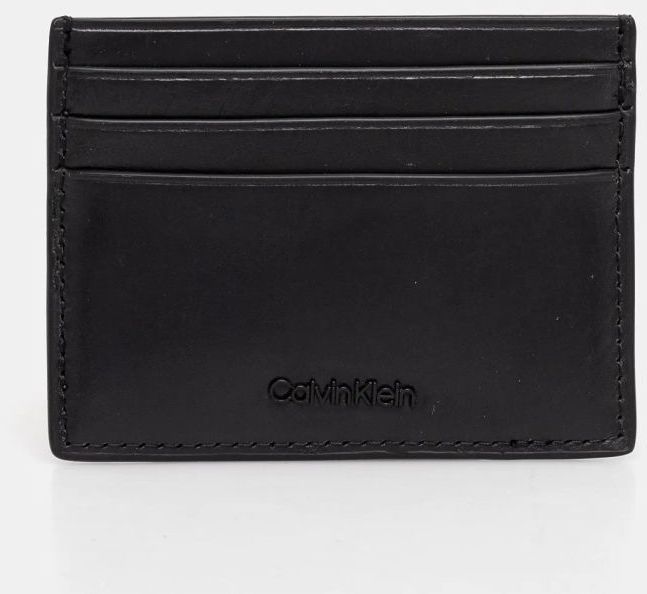 Puzdro na karty Calvin Klein čierna farba, K50K512697
