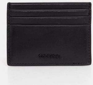 Puzdro na karty Calvin Klein čierna farba, K50K512697