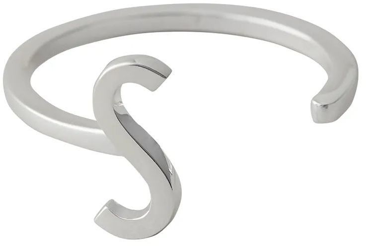 Strieborný prsteň Design Letters 90601001S