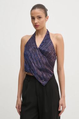 Top Pepe Jeans ANNIE tmavomodrá farba, vzorovaná, PL304965