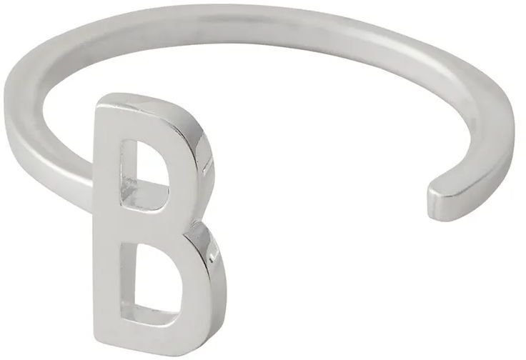Strieborný prsteň Design Letters 90601001B