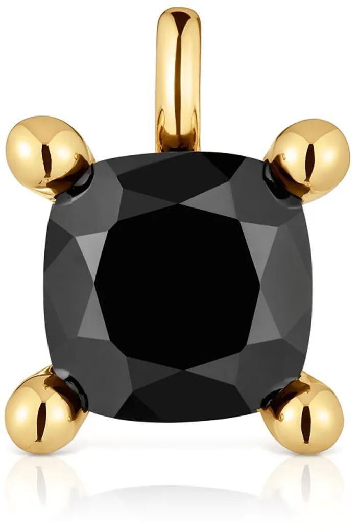 Strieborný pozlátený prívesok Tous Color Black 1004234900