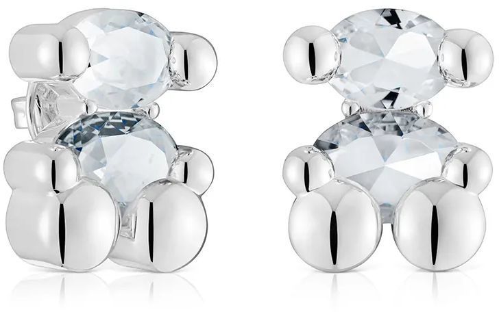 Strieborné náušnice Tous Bold Bear Gem 1004226400